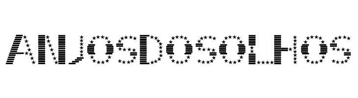 STRIPES & STARS Normal  Free Fonts Download