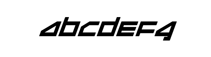 Delta Ray Bold Compact Italic  Free Fonts Download