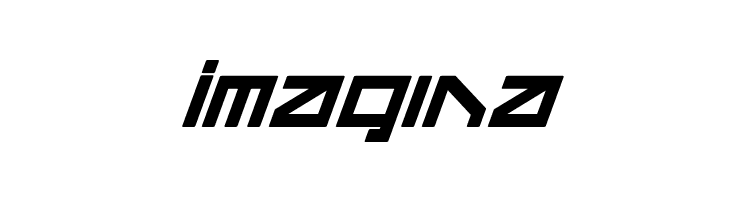 Delta Ray Bold Compact Italic  Free Fonts Download