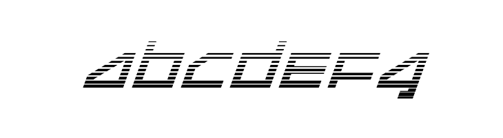 Delta Ray Gradient Italic  Free Fonts Download