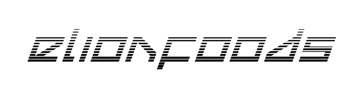 Delta Ray Gradient Italic  Free Fonts Download