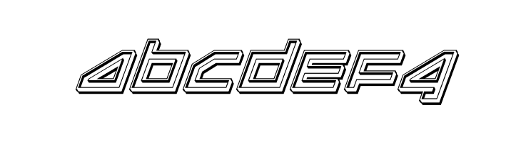 Delta Ray Engraved Italic  Free Fonts Download