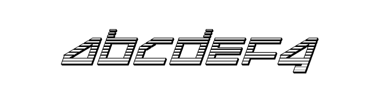 Delta Ray Chrome Italic  Free Fonts Download