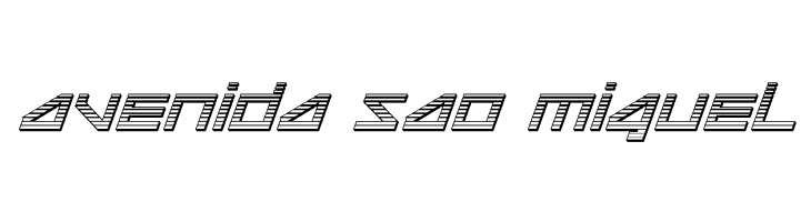 Delta Ray Chrome Italic  Free Fonts Download