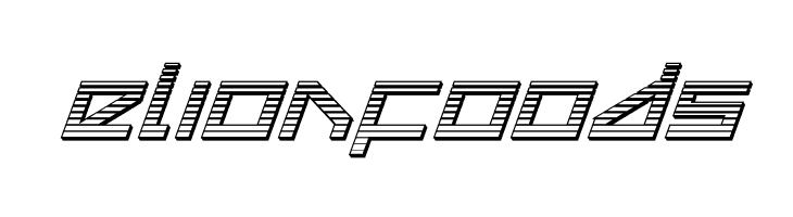 Delta Ray Chrome Italic  Free Fonts Download