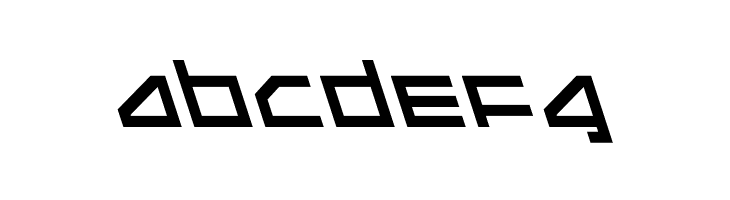Delta Ray Leftalic  Free Fonts Download