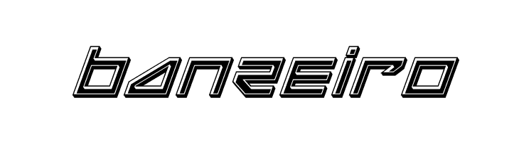 Delta Ray Bevel Italic  Free Fonts Download