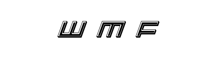 Delta Ray Bevel Italic  Free Fonts Download