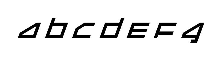 Delta Ray Title Italic  Free Fonts Download