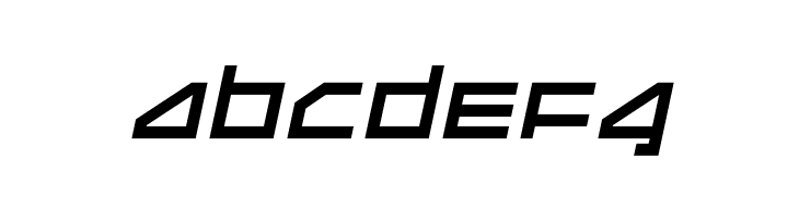 Delta Ray Semi-Italic  Free Fonts Download