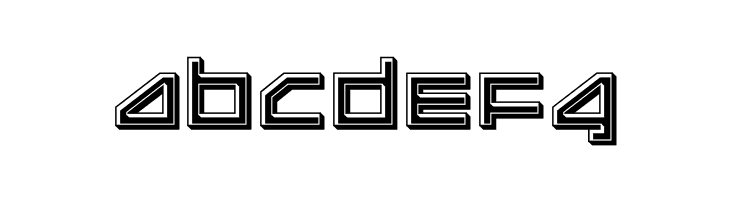 Delta Ray Bevel  Free Fonts Download