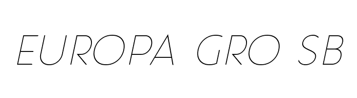 Pages Grotesque Thin Demo Italic  Free Fonts Download
