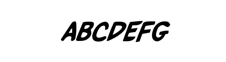 Villain Team-Up Super-Italic  Free Fonts Download