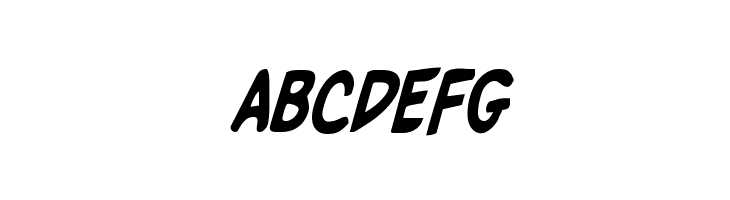 Villain Team-Up Condensed Ital  Free Fonts Download