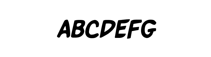 Villain Team-Up Semi-Italic  Free Fonts Download