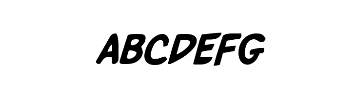 Villain Team-Up Italic  Free Fonts Download