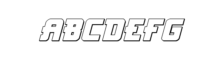 Hong Kong Hustle 3D Italic Italic  Free Fonts Download