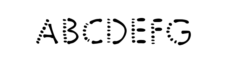 Sticks and spots  Free Fonts Download