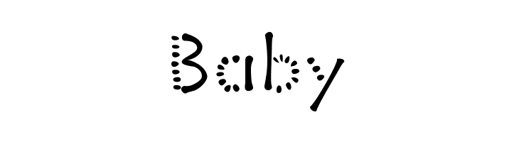 Sticks and spots  Free Fonts Download