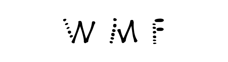 Sticks and spots  Free Fonts Download