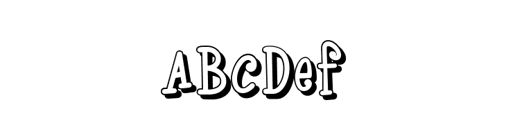 Boyz R Gross Shadow NF  Free Fonts Download