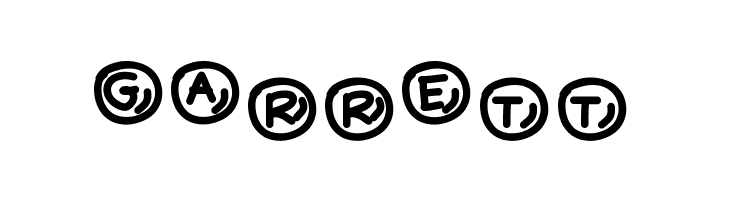 YBAlphaBubbles  Free Fonts Download