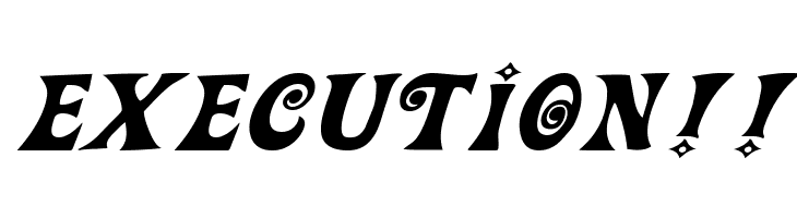 Action Is, Wide & Diagonal JL Expanded Italic  Free Fonts Download