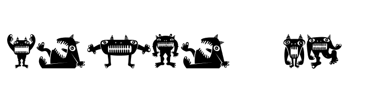 Monstra Regular  Free Fonts Download