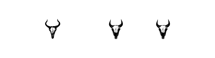Bull Skulls Regular  Free Fonts Download