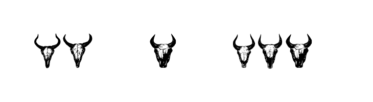 Bull Skulls Regular  Free Fonts Download