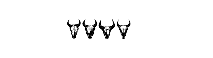 Bull Skulls Regular  Free Fonts Download