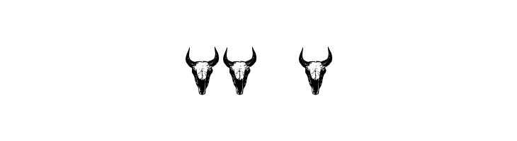 Bull Skulls Regular  Free Fonts Download