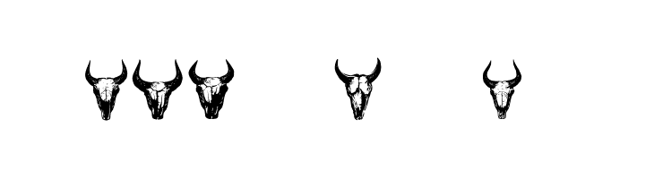 Bull Skulls Regular  Free Fonts Download