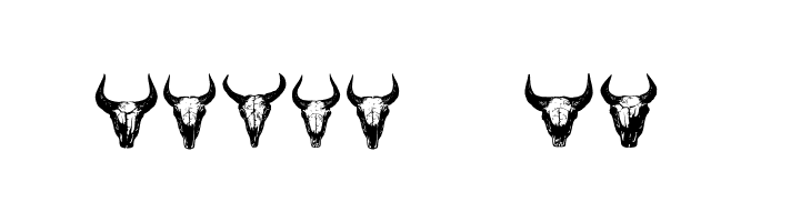 Bull Skulls Regular  Free Fonts Download