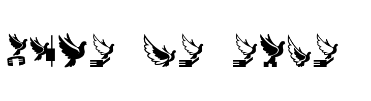 Flying Birds Regular  Free Fonts Download