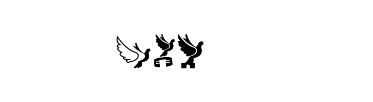 Flying Birds Regular  Free Fonts Download