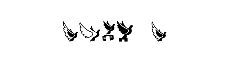 Flying Birds Regular  Free Fonts Download