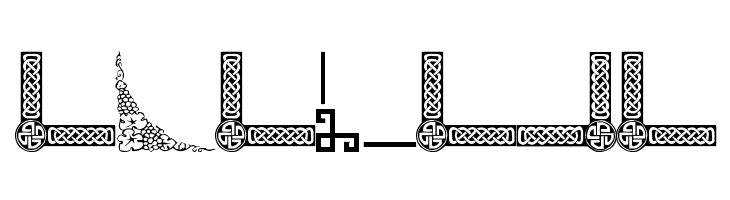 Vintage Decorative Corners 5  Free Fonts Download