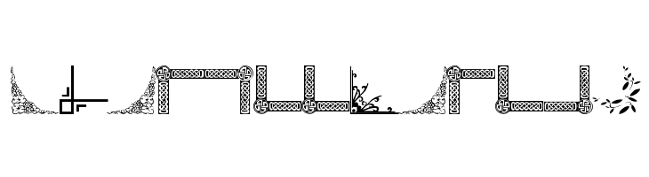 Vintage Decorative Corners 5  Free Fonts Download