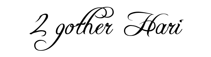 2%2Bgother%2BHari Freebooter Script Font