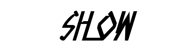 Native Alien Italic  Free Fonts Download