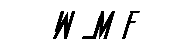 Native Alien Italic  Free Fonts Download