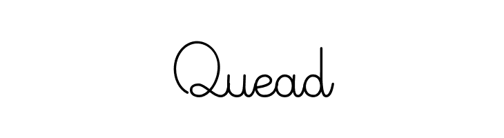 Quead DeuxiemeRang-Original Font