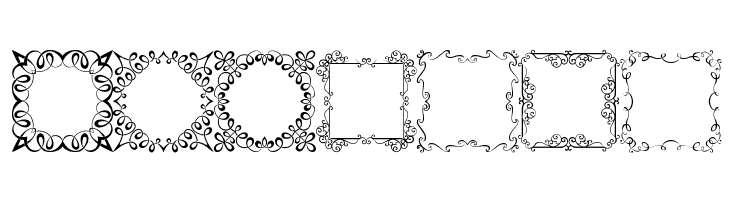 Square Frames Demo  Free Fonts Download