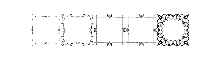 Square Frames Demo  Free Fonts Download