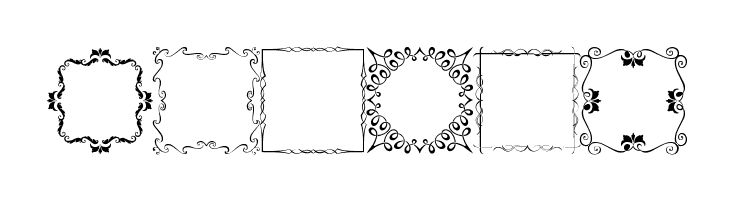 Square Frames Demo  Free Fonts Download