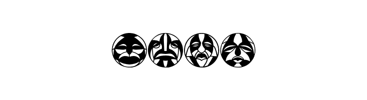 Round Masks Regular  Free Fonts Download