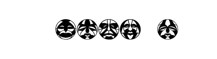 Round Masks Regular  Free Fonts Download