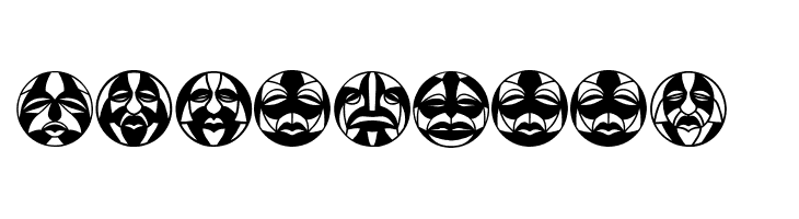 Round Masks Regular  Free Fonts Download