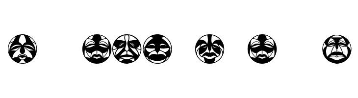 Round Masks Regular  Free Fonts Download